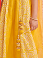 Girls Printed Ready To Wear Lehenga Blouse With Dupatta (L-YLORGANZAKALI)