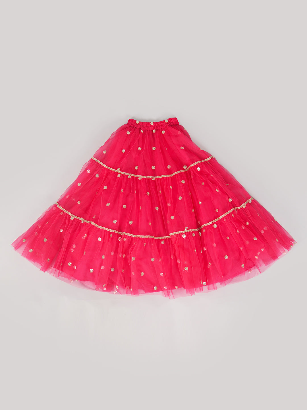 Pspeaches 3-Piece Coral Emb Lehenga, Choli And Dupatta (L25006904)