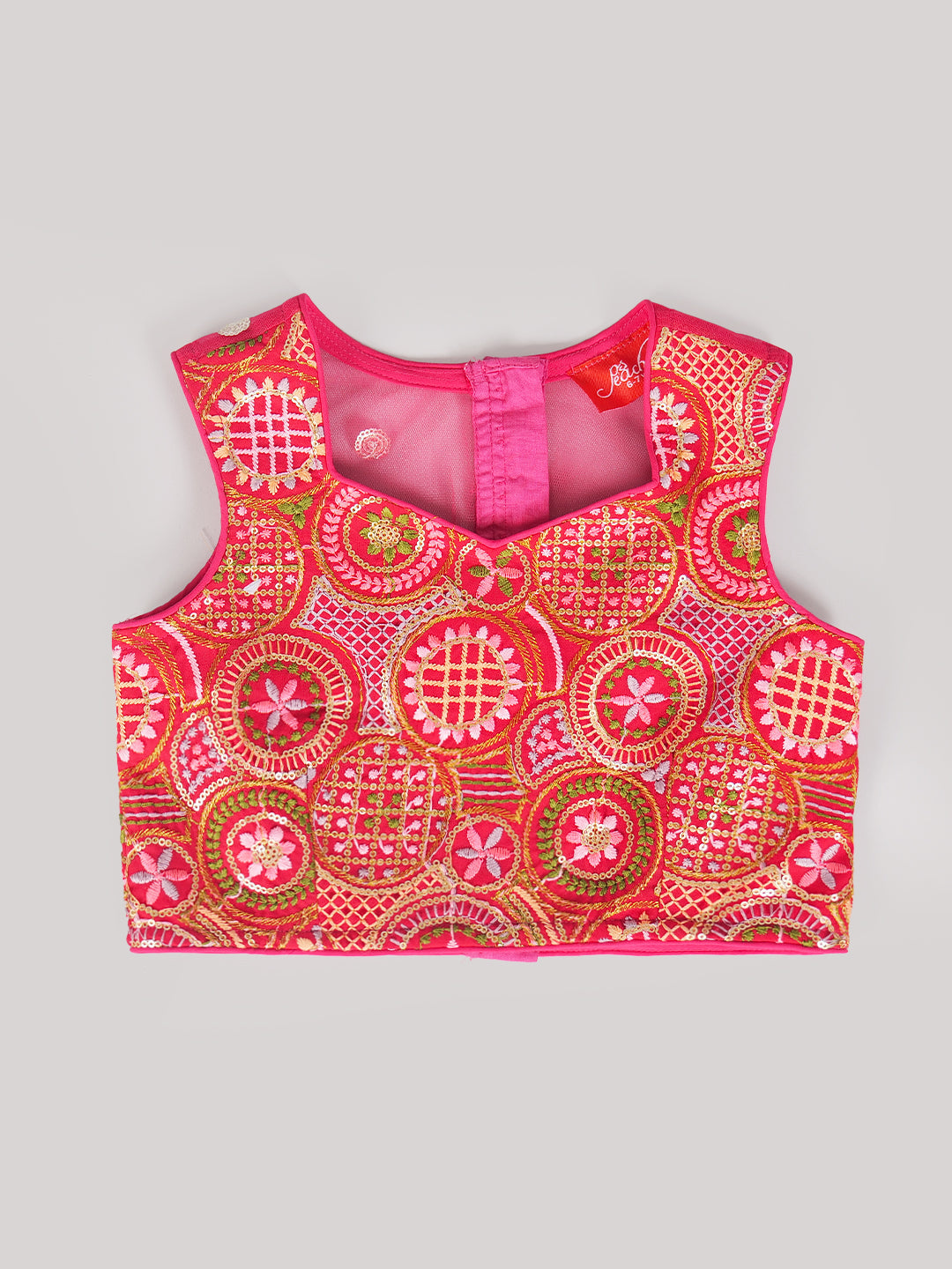Pspeaches 3-Piece Coral Emb Lehenga, Choli And Dupatta (L25006904)