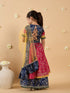 2-Piece Navy & Magenta Lehenga And Choli (L25009808)