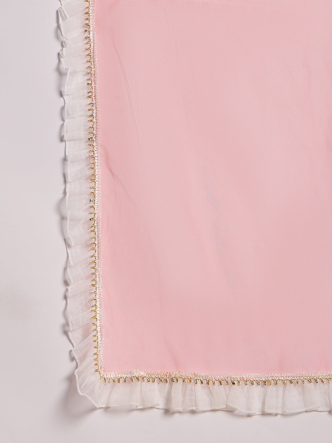Magenta & White 3-Piece Lehenga And Choli Set (L25010510)