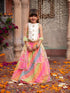 Pspeaches 3-Piece Multicolor Georgette Lehenga, Choli And Dupatta (L25011817)