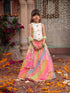 Pspeaches 3-Piece Multicolor Georgette Lehenga, Choli And Dupatta (L25011817)