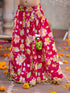 Pspeaches 3-Piece Magenta Cotton Lehenga, Choli And Dupatta (L25023230)