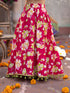 Pspeaches 3-Piece Magenta Cotton Lehenga, Choli And Dupatta (L25023230)