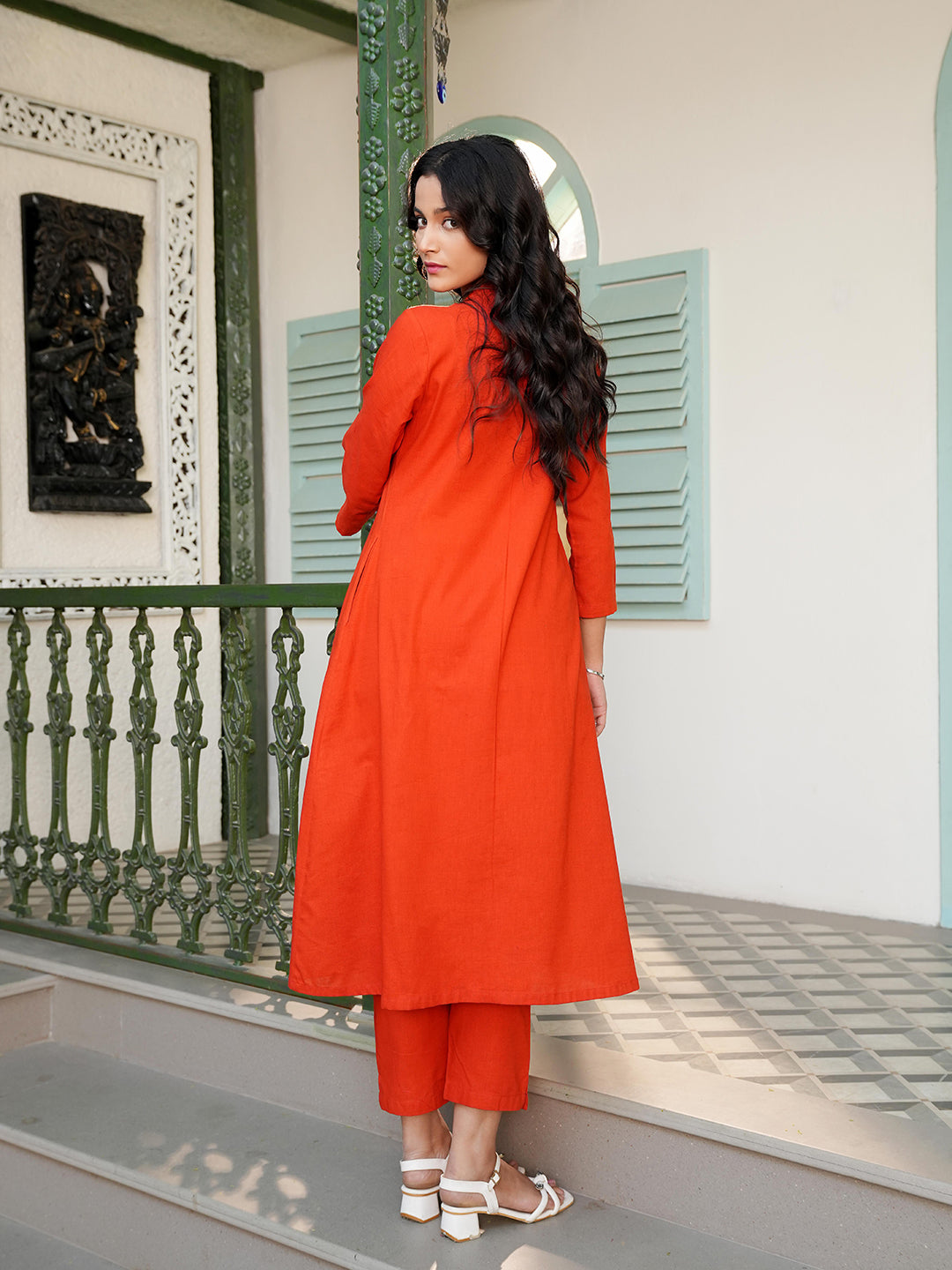 Contemporary Embroidered Flex Kurta Set