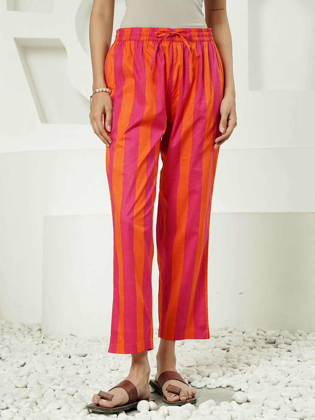 Striped Cotton Co-Ord Set