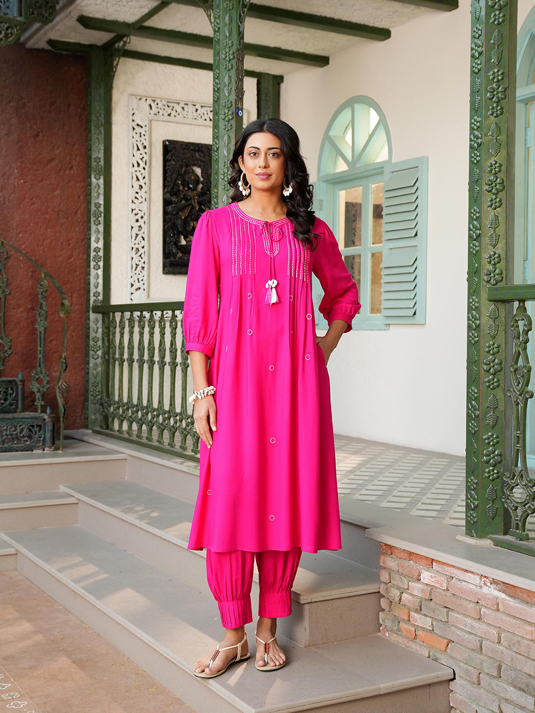 Hot pink Co-ord Set