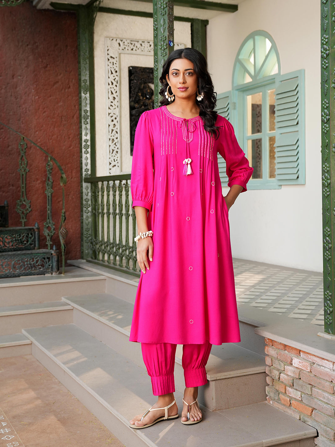 Hot pink Co-ord Set