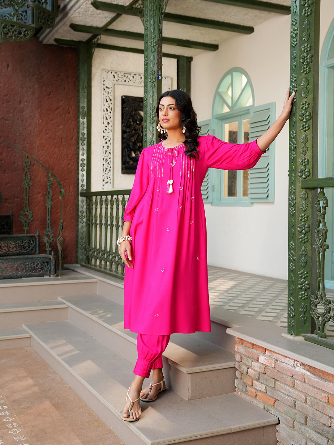 Hot pink Co-ord Set