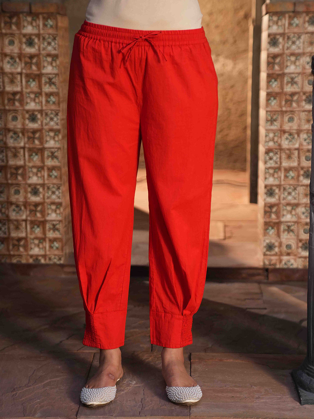 Red Floral Printed Co-ord Set