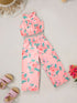 2-Piece Peach Rayon Co-Ord Set (S25002202)
