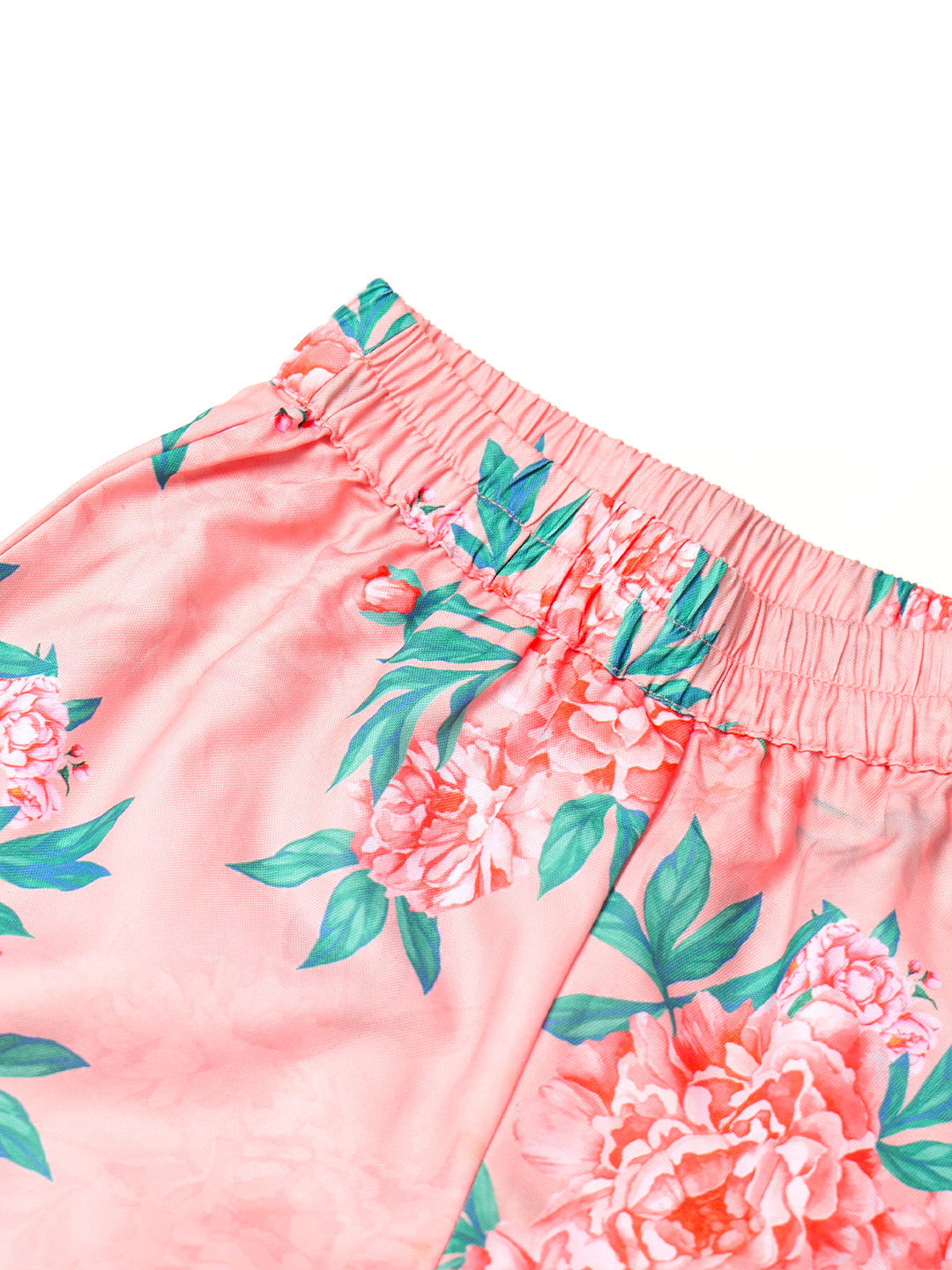 2-Piece Peach Rayon Co-Ord Set (S25002202)