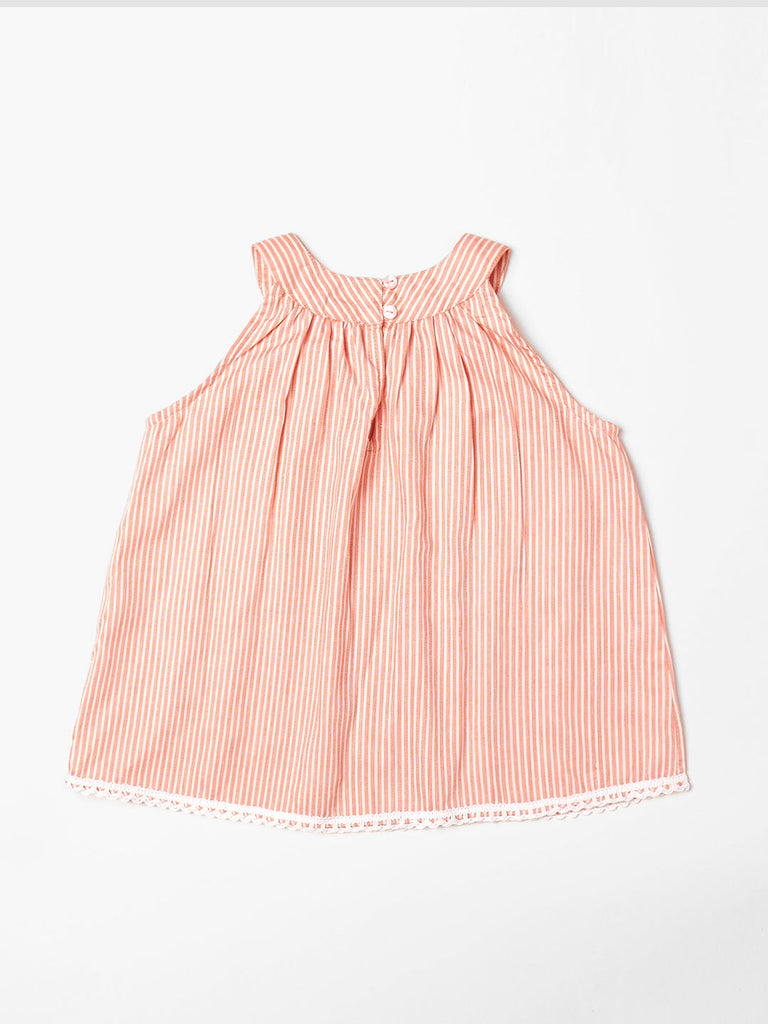 Pspeaches 2-Piece Peach Color Cotton Top & Shorts Set (S25005204)