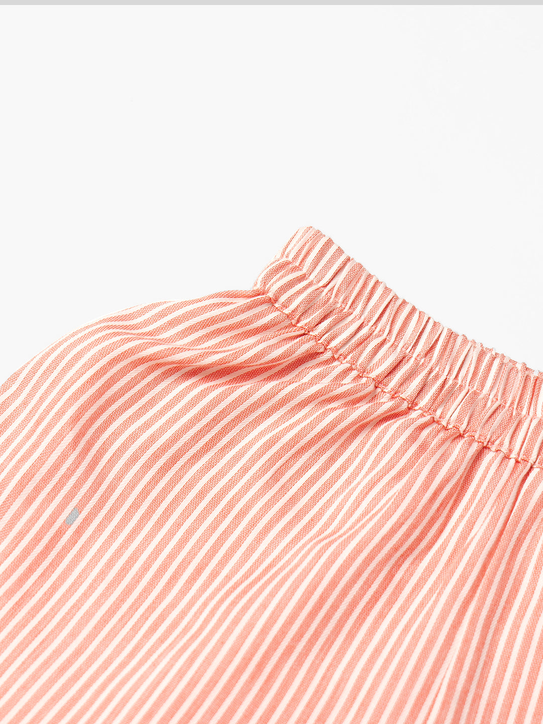 Pspeaches 2-Piece Peach Color Cotton Top & Shorts Set (S25005204)