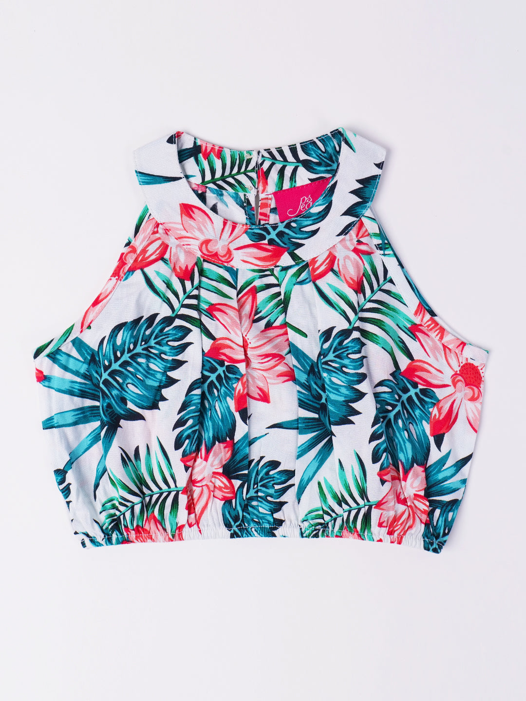 2-Piece White Rayon Co-Ord Set (S25008305)