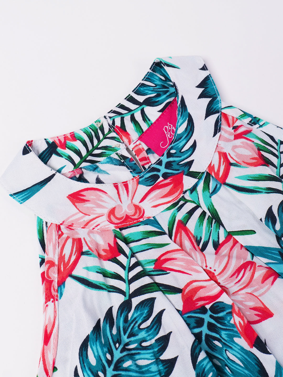 2-Piece White Rayon Co-Ord Set (S25008305)