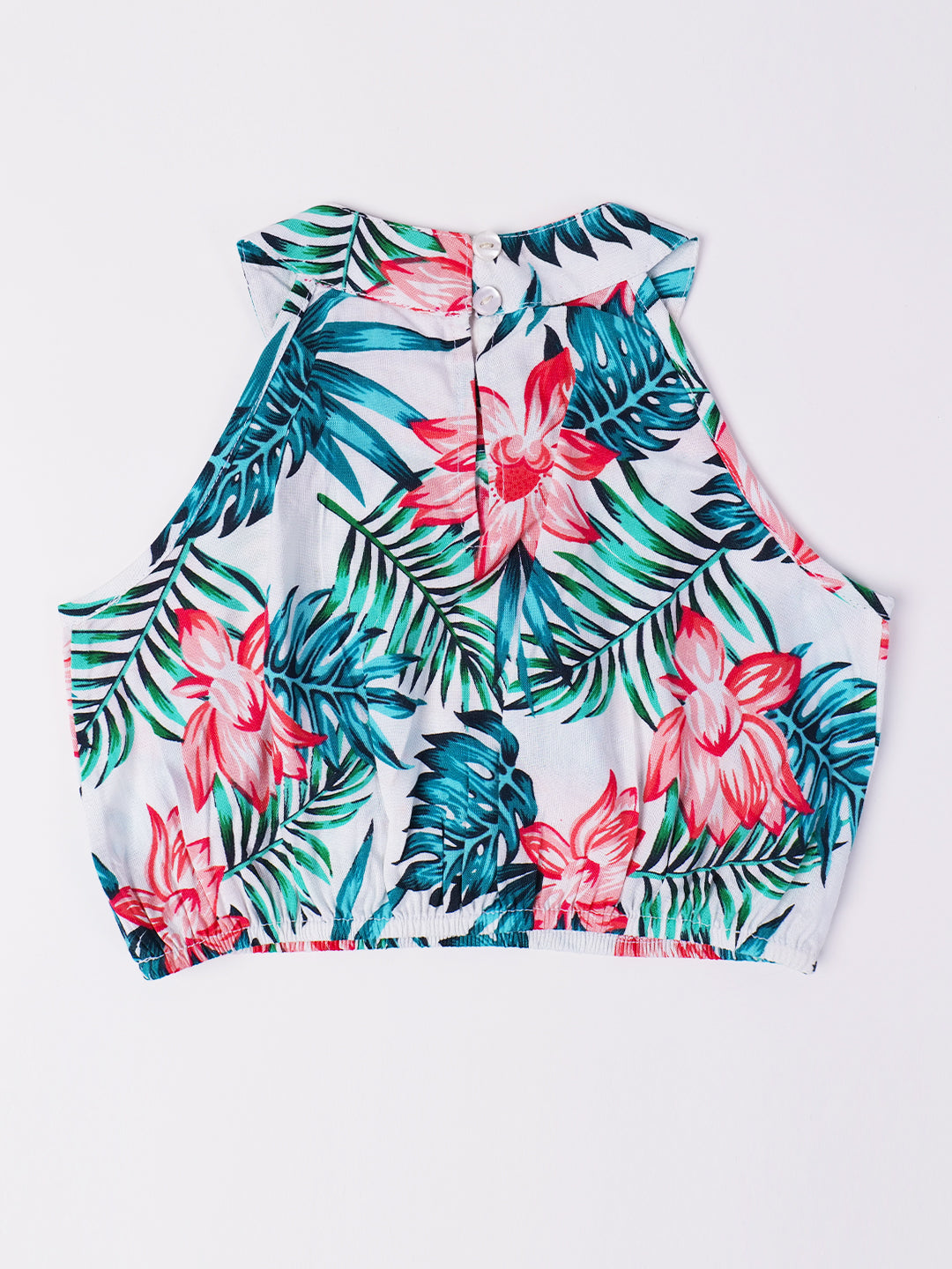 2-Piece White Rayon Co-Ord Set (S25008305)