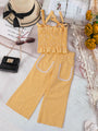 2-Piece Mustard Cotton Co-Ord Set (S25008707)