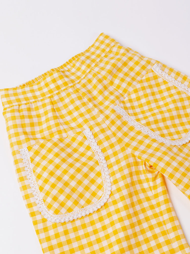 2-Piece Mustard Cotton Co-Ord Set (S25008707)