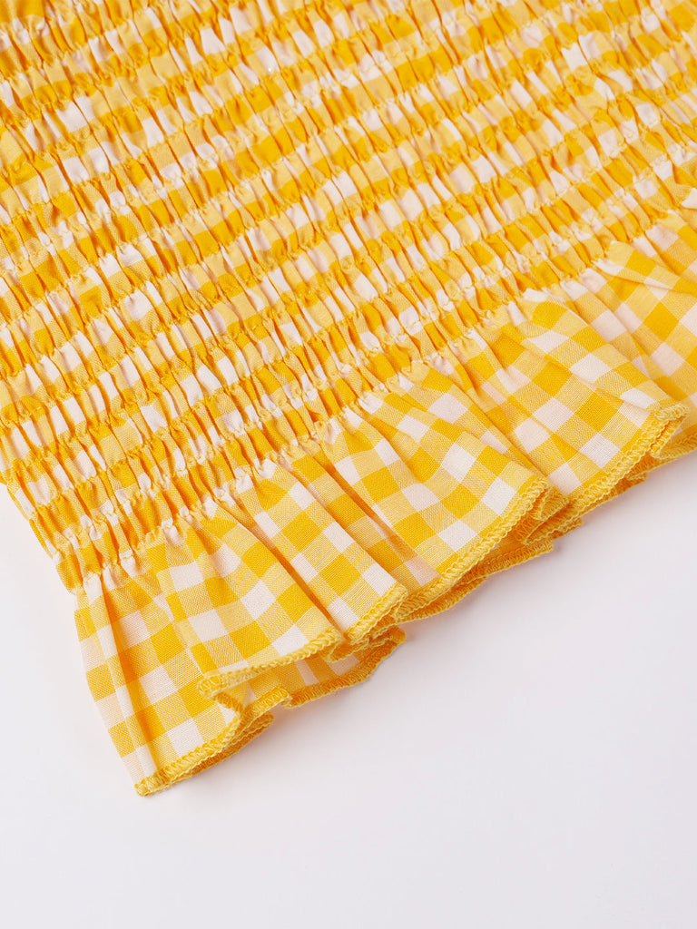 2-Piece Mustard Cotton Co-Ord Set (S25008707)