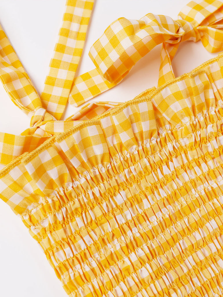 2-Piece Mustard Cotton Co-Ord Set (S25008707)