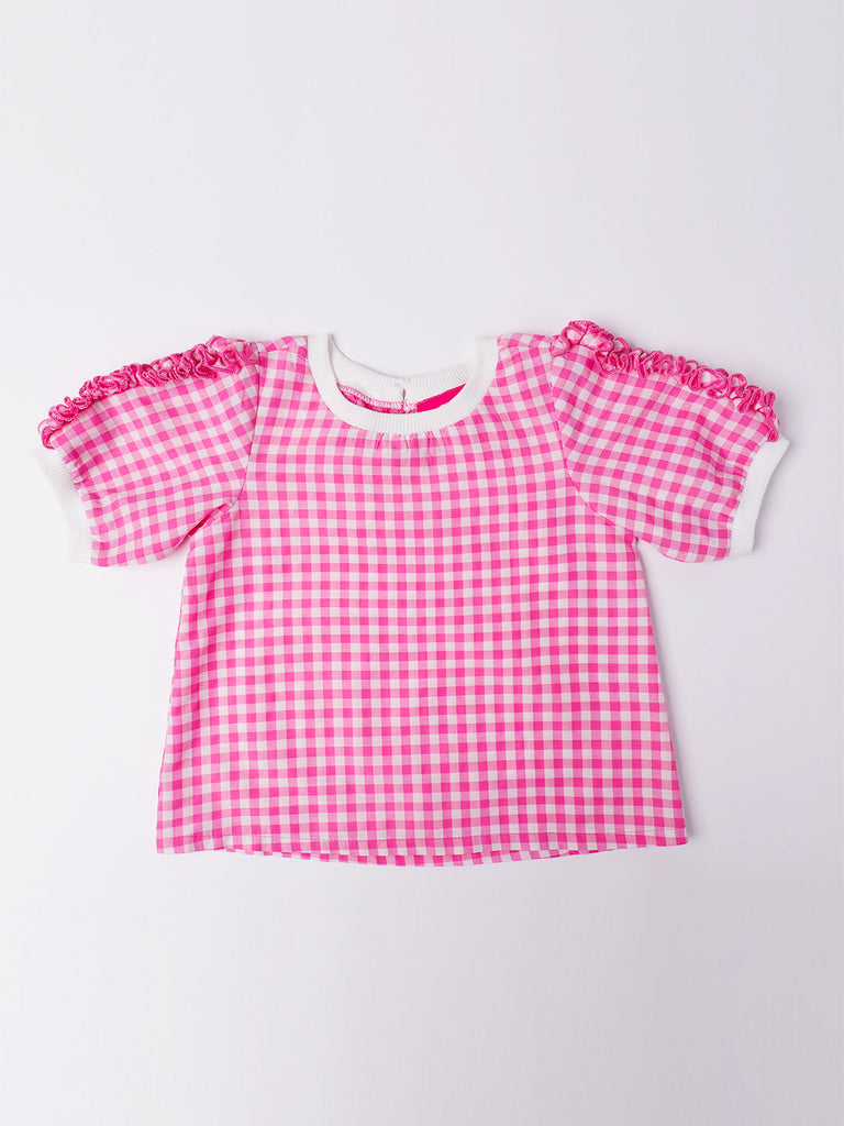 2-Piece Pink Cotton Co-Ord Set (S25009009)