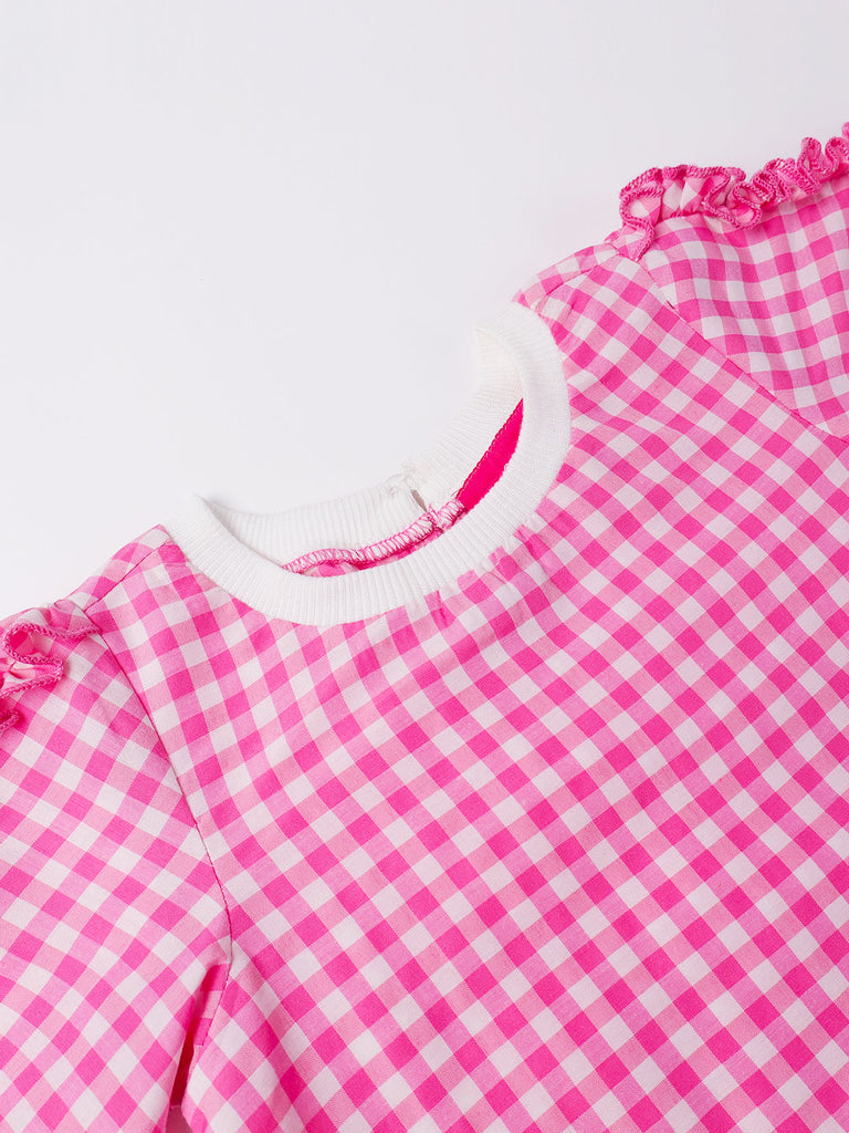 2-Piece Pink Cotton Co-Ord Set (S25009009)