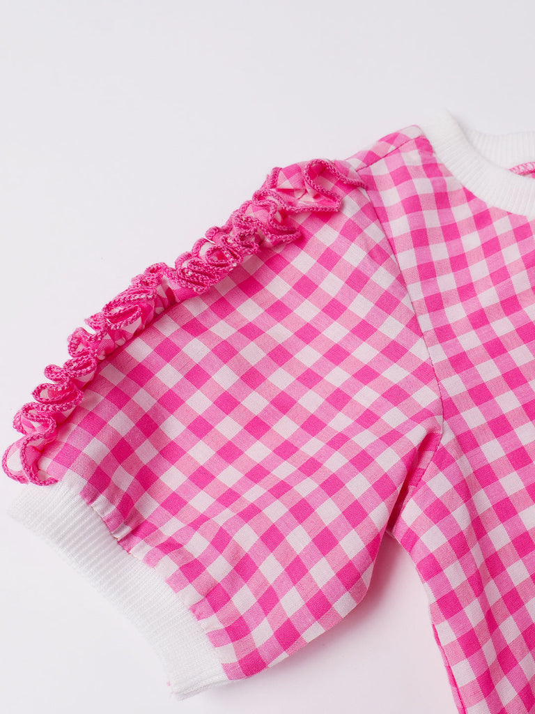 2-Piece Pink Cotton Co-Ord Set (S25009009)