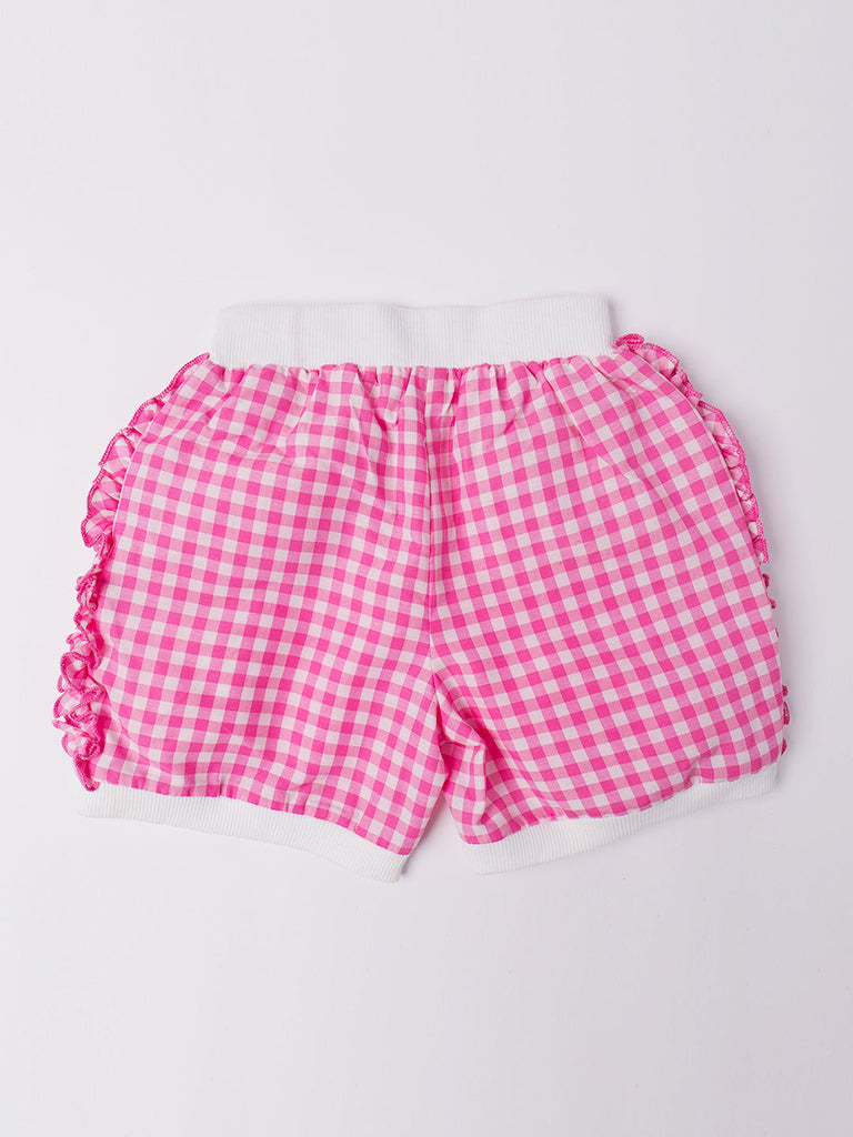2-Piece Pink Cotton Co-Ord Set (S25009009)
