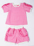 2-Piece Pink Cotton Co-Ord Set (S25009009)