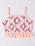 2-Piece Peach Crosia Co-Ord Set (S25009210)