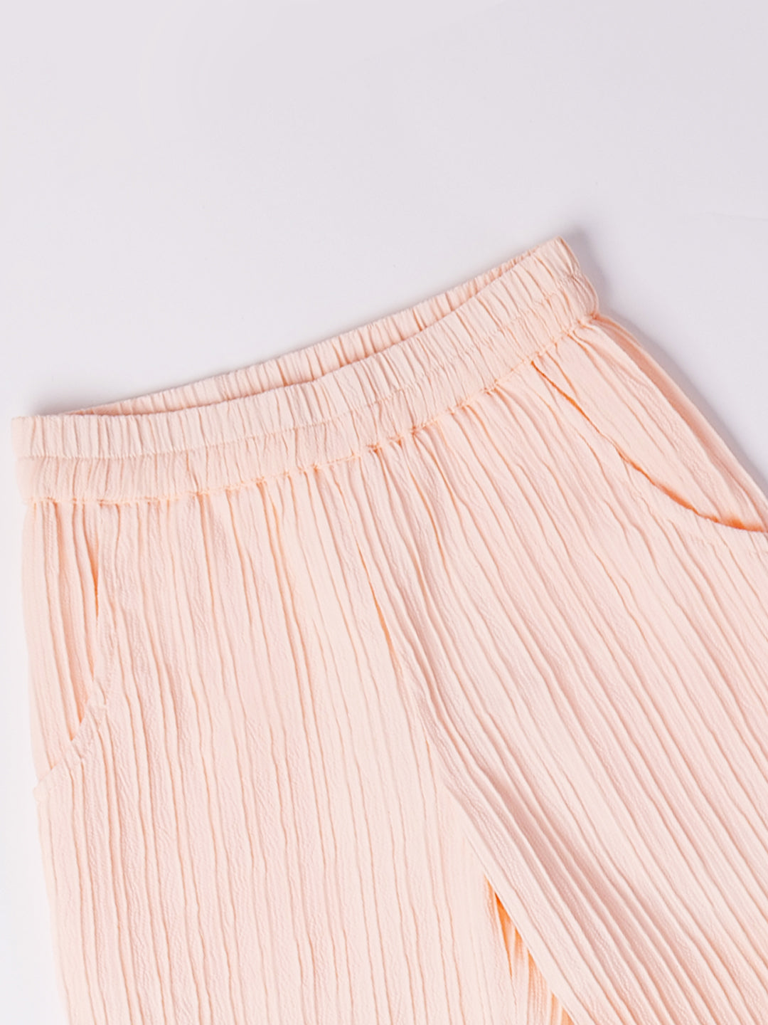2-Piece Peach Crosia Co-Ord Set (S25009210)