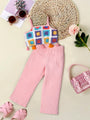 2-Piece Multi-Colour Crosia Co-Ord Set (S25009311)