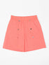 Pspeaches 2-Piece Peach Color Crinkle Cotton Top & Shorts Set (S25019412)