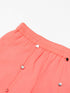 Pspeaches 2-Piece Peach Color Crinkle Cotton Top & Shorts Set (S25019412)
