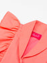 Pspeaches 2-Piece Peach Color Crinkle Cotton Top & Shorts Set (S25019412)