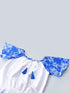 Pspeaches 2-Piece Blue Color Cotton Top & Pant Set (S25022913)