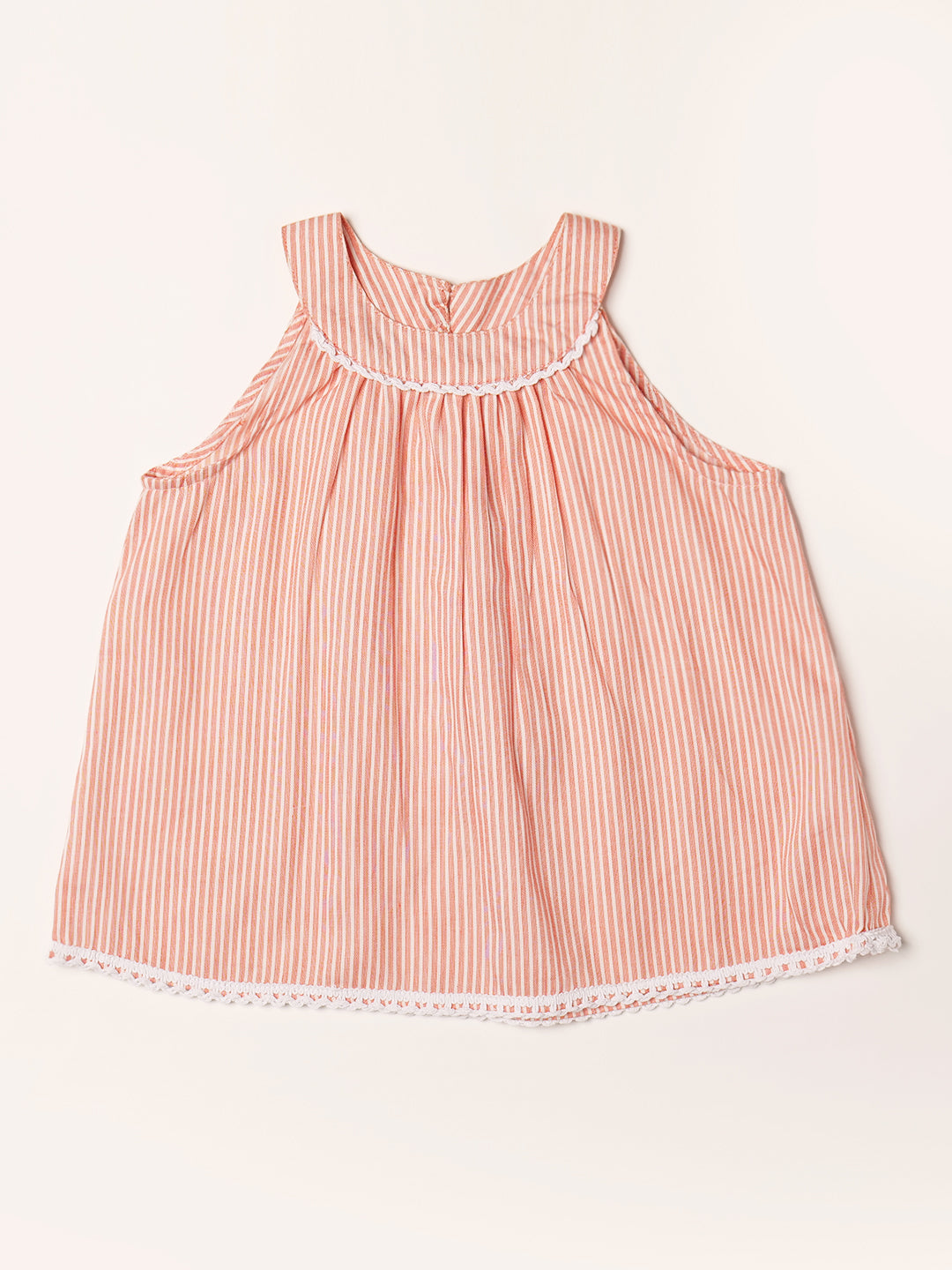 Pspeaches 2-Piece Peach Color Cotton Top & Pant Set (S25023715)