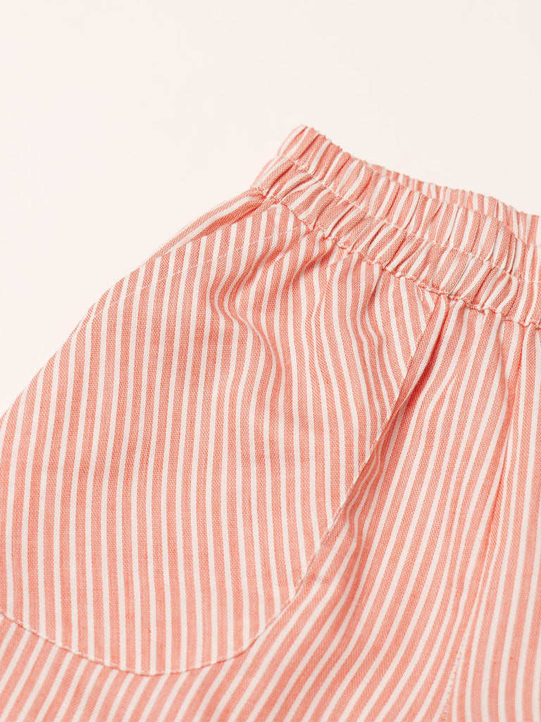 Pspeaches 2-Piece Peach Color Cotton Top & Pant Set (S25023715)