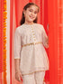 Girls Paisley Printed Regular Kurta With Sharara (SHA-AMBIFOIL)