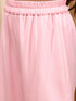 Girls Round Neck Embroidered Sequinned Anarkali Kurti With Sharara Dupatta (SHA-BABYPINK)