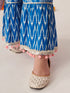 Girls Printed Regular Gotta Patti Kurta With Sharara With Dupatta (SHA-BLUEMIRRORYOKE)