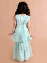 Girls Sequins Embellished Sleeveless Kurta With Sharara And Dupatta (sha-Blueggtseq)