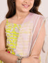 Girls Floral Printed Empire Kurta with Sharara & With Dupatta (SHA-LTGREENJAAL)