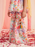 Girls Floral Printed Regular Kurta With Sharara & With Dupatta (SHA-MULTIFLAX)