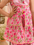 Girls Floral Printed Gotta Patti Pure Cotton Kurta With Sharara & Dupatta (SHA-PINKLOTUS)