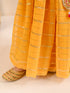 Girls Printed Regular Pure Cotton Kurta With Skirt (SHA-YELLOWLUREX)