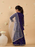 3-Piece Voilet Sharara Set And Dupatta (Sha25014508)