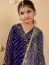 3-Piece Voilet Sharara Set And Dupatta (Sha25014508)